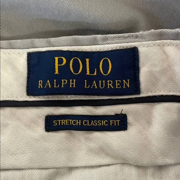 Polo by Ralph Lauren stretch classic fit grey casual golf work pants men’s 40X32 - Picture 8 of 14
